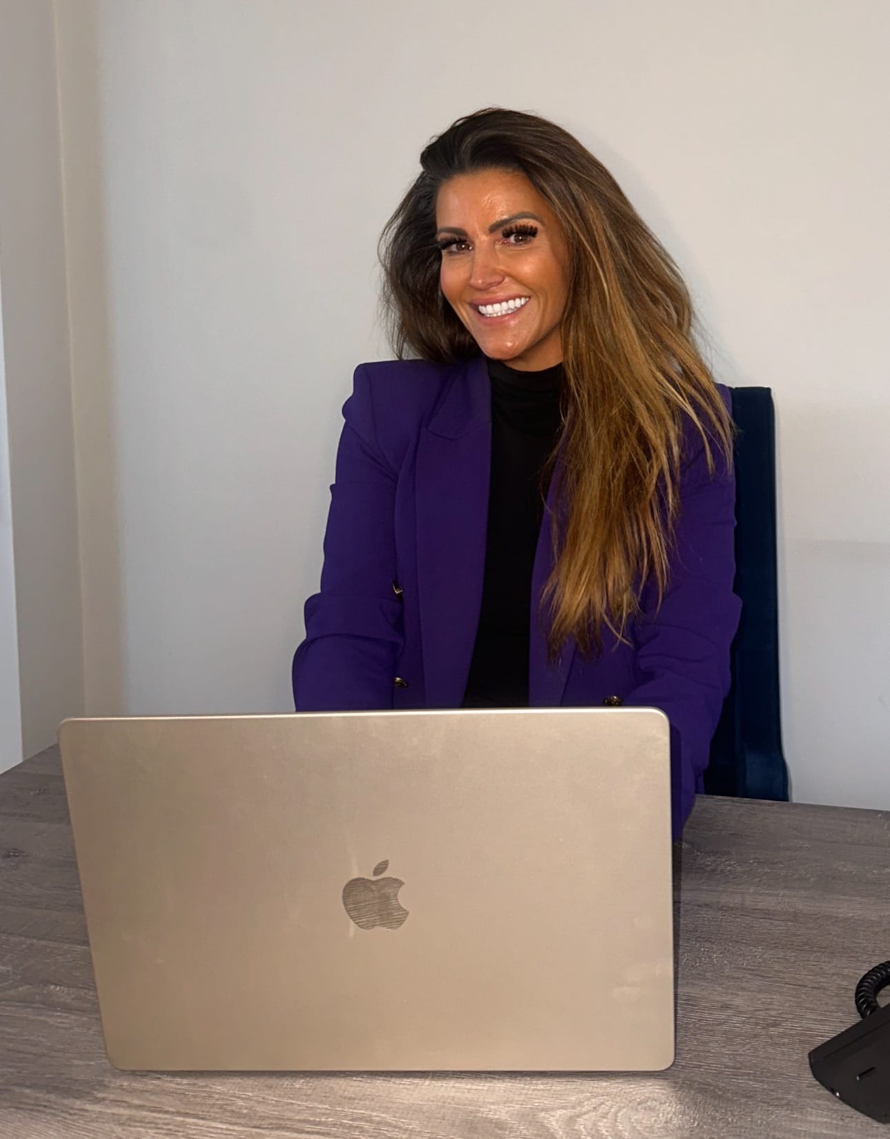 Carla Zonfrillo at her desk